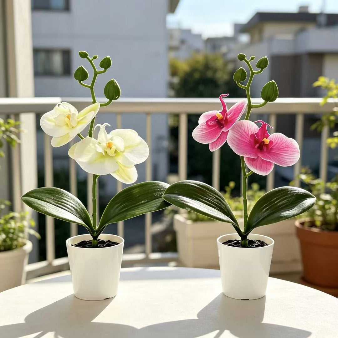 Decorative Artificial Orchid Plant for Indoor Home Decor