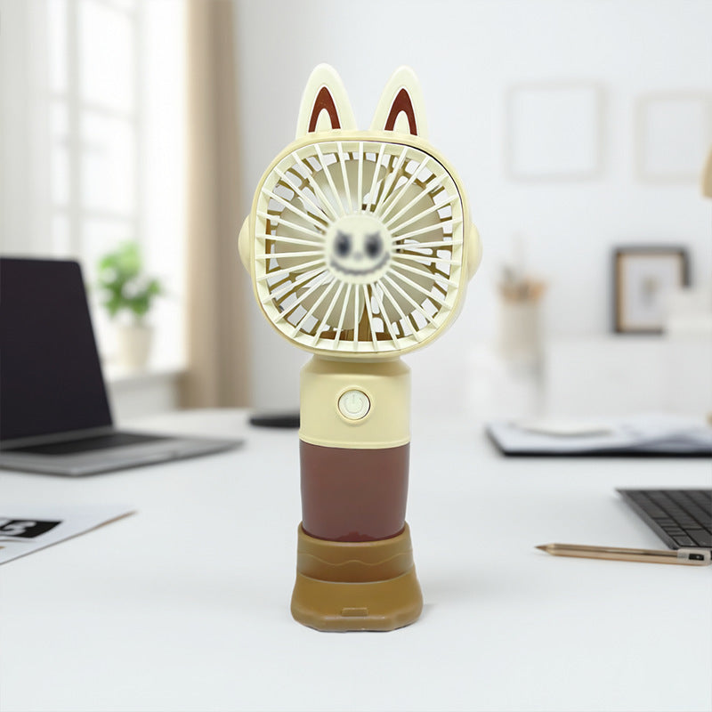 Women Portable Hand Fan with Cat Ears and USB Connection Stornfield