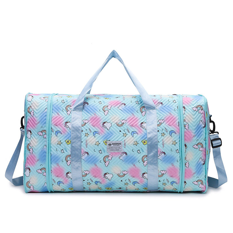 Fun Patterned Gym Duffel Bag