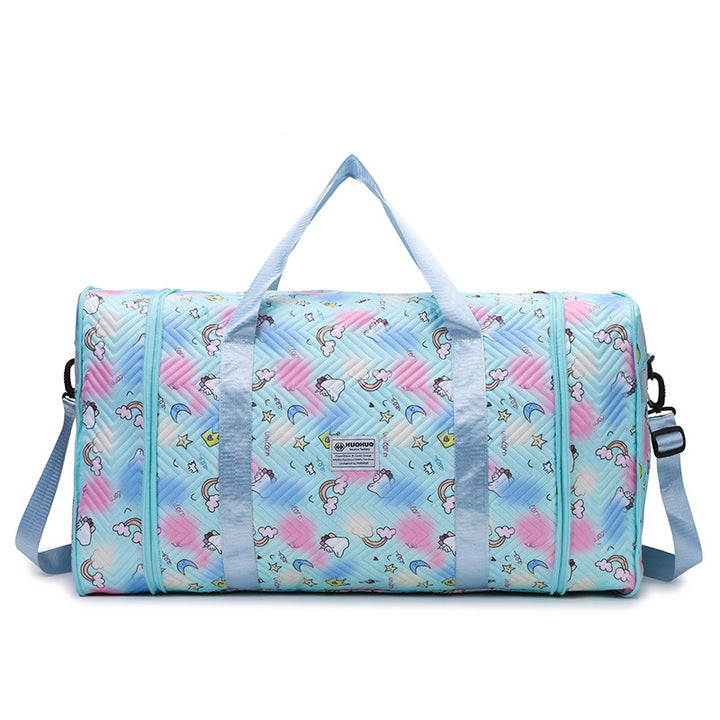 Fun Patterned Gym Duffel Bag