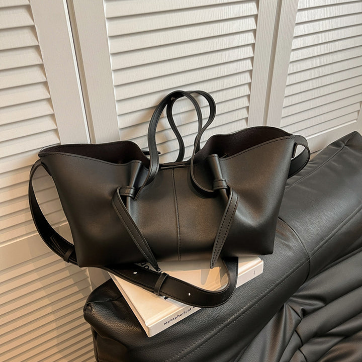 WoChic Minimalist Bow Tote Bag Stornfield