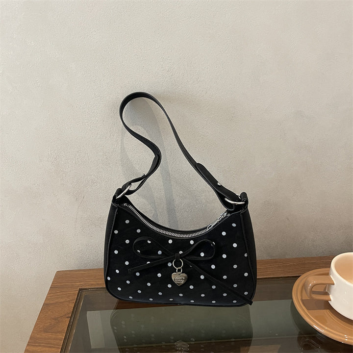 Charming Polka Dot Mini Shoulder Bag