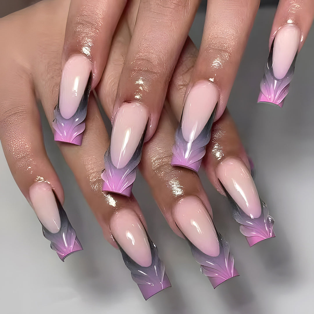 Elegant Long Stiletto Nail Art Extensions Stornfield
