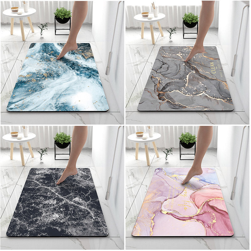 Soft Touch Marble Bath Mat Stornfield