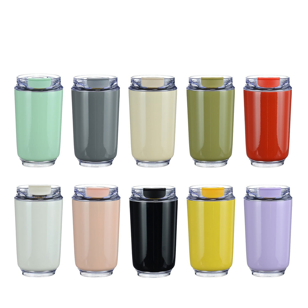 Women elegant thermal mug with transparent top Stornfield