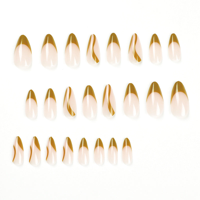Artful stiletto nails with artistic design Stornfield