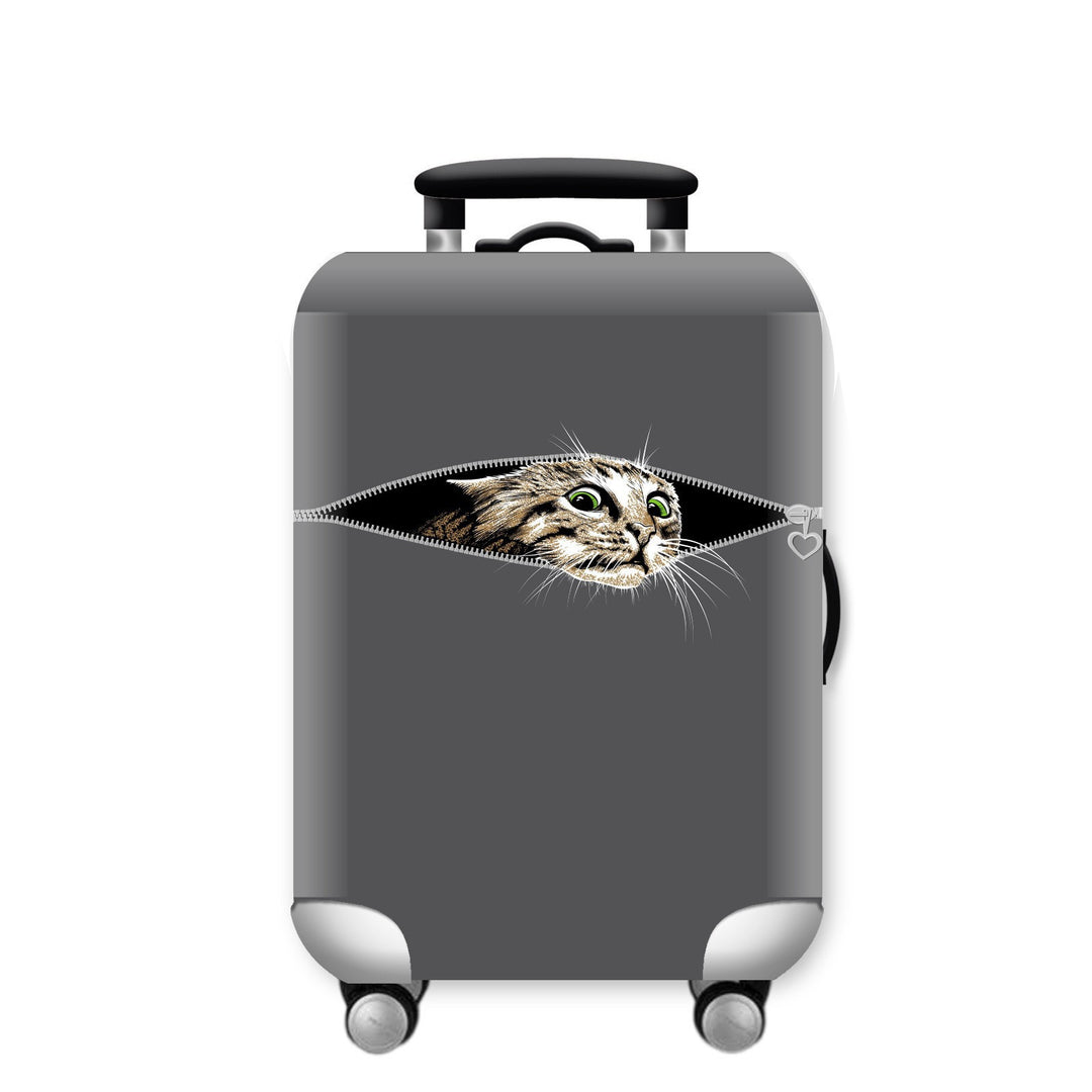 Unisex hard-shell suitcase with funny giraffe design Stornfield