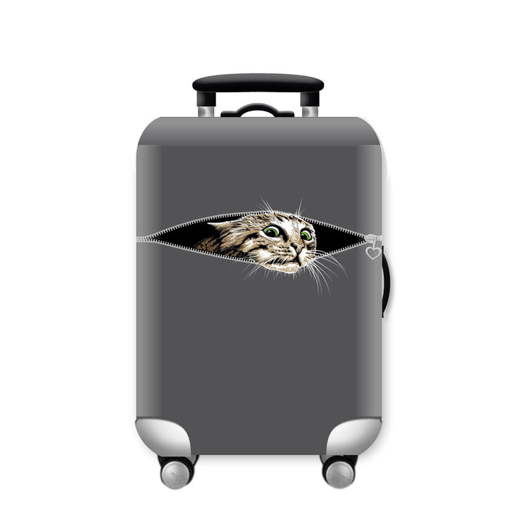 Unisex hard-shell suitcase with funny giraffe design Stornfield