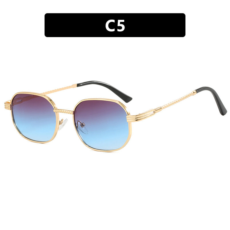 Women’s trendy sunglasses with geometric frame and gradient lenses Stornfield