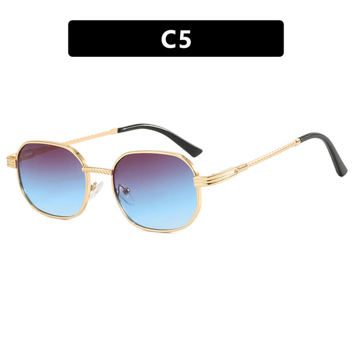 Women’s trendy sunglasses with geometric frame and gradient lenses Stornfield