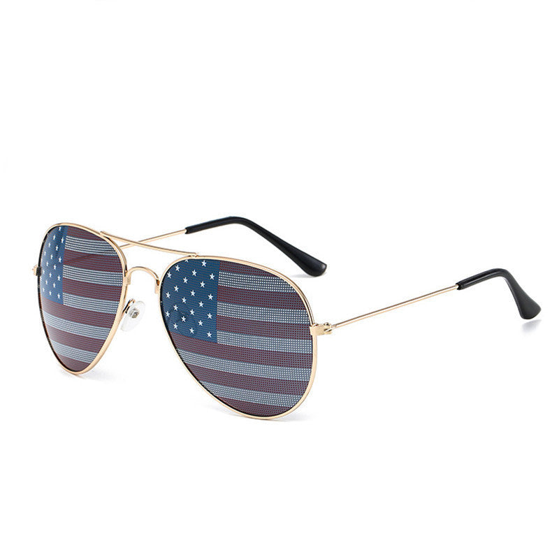 Patriotic Flag Aviator Sunglasses Stornfield