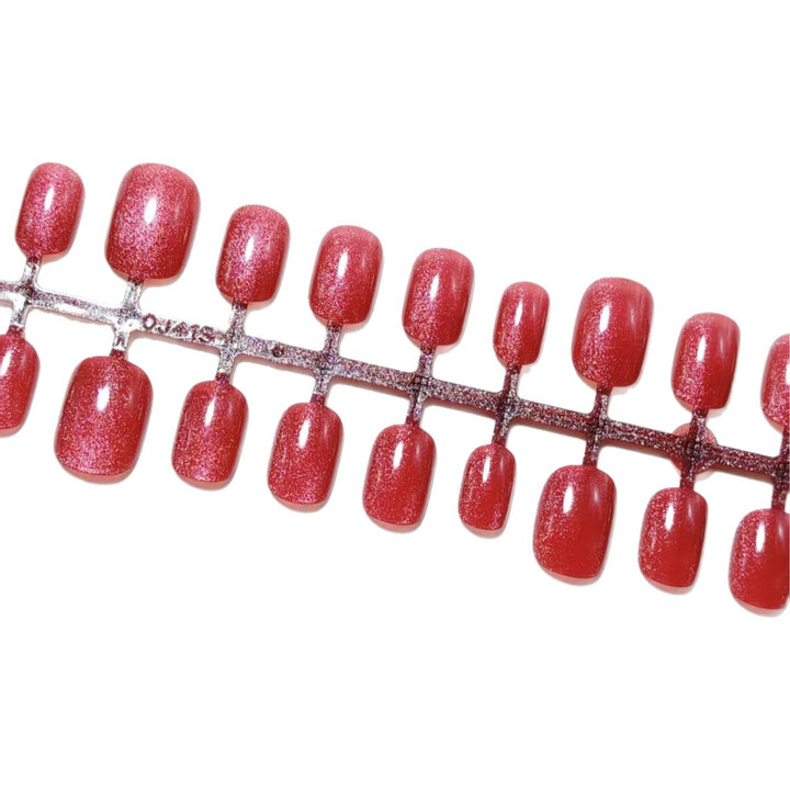 Glittering artificial nails with high gloss effect Stornfield