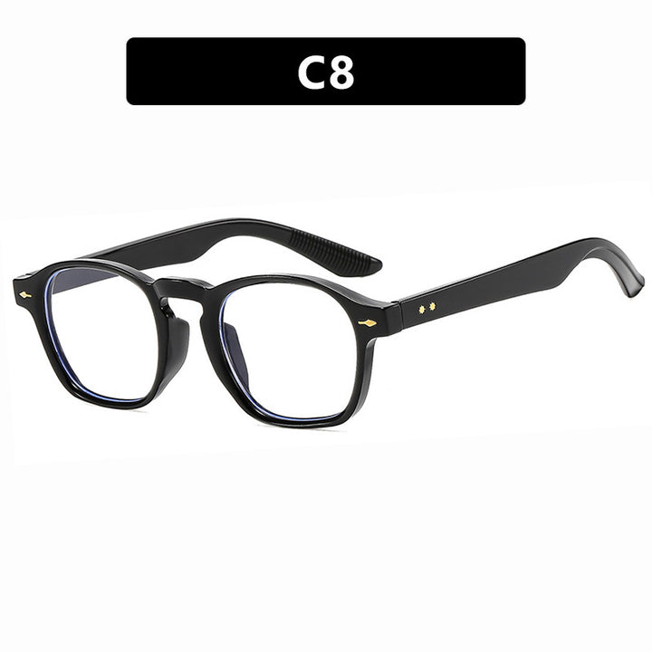 Ladies fashionable rectangular glasses with transparent frame Stornfield
