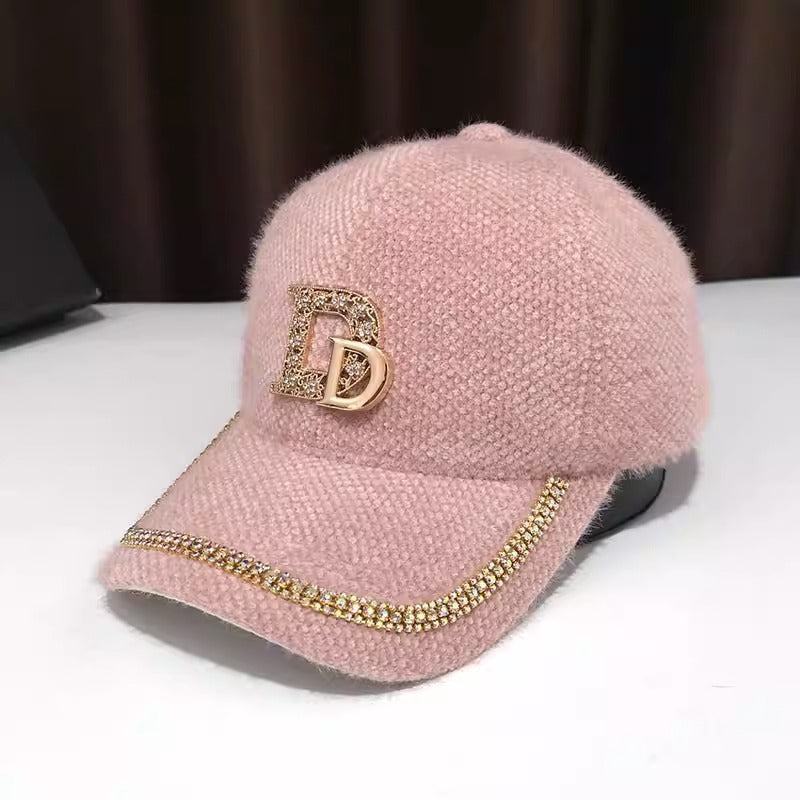 Women's Luxurious Embellished Wool Baseball Cap Stornfield
