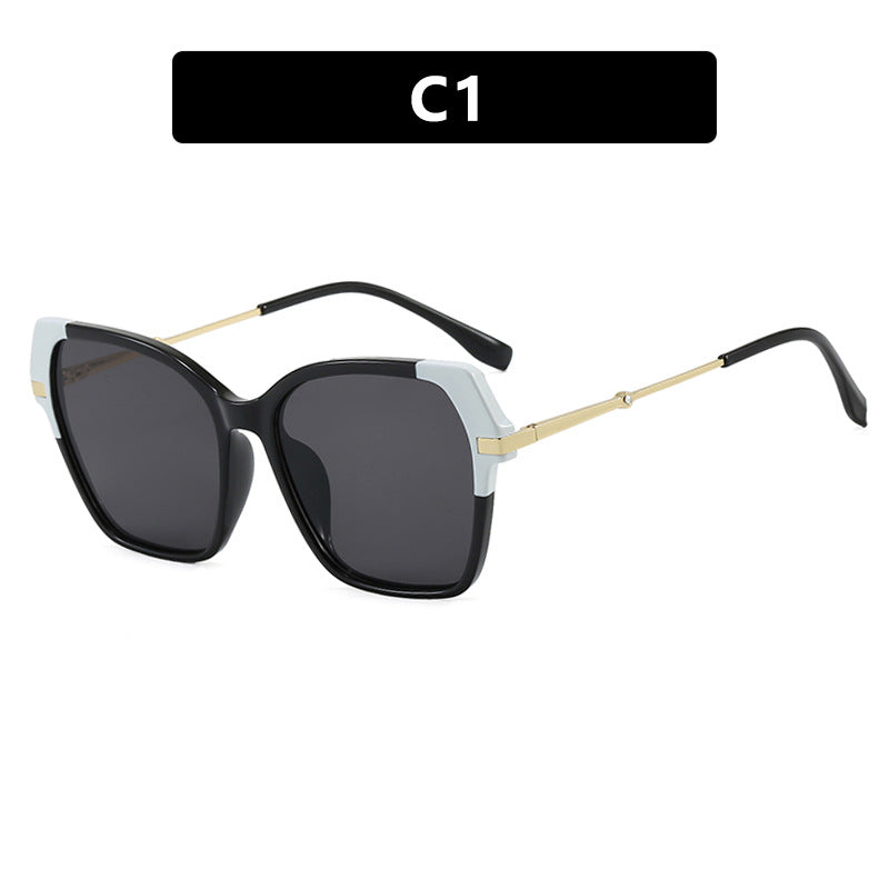 Ladies square sunglasses with elegant metal frame and protective UV filter Stornfield