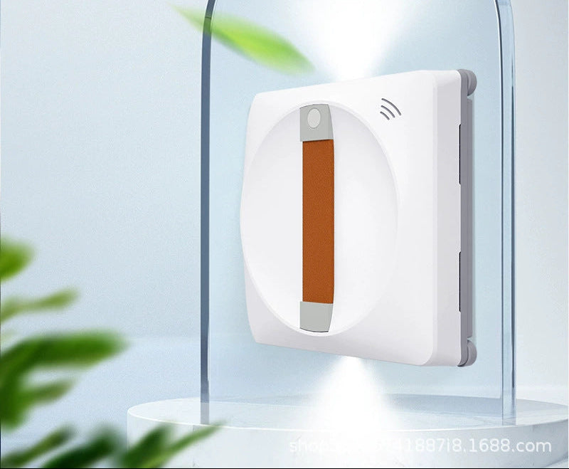 robotic window cleaner with dual water spray system and microfiber pads Stornfield