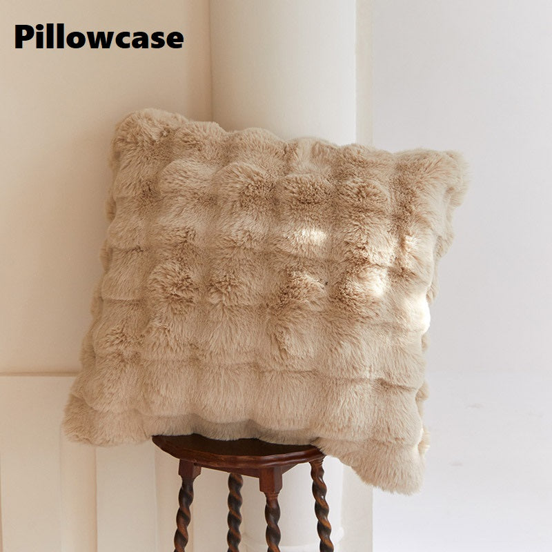 Plush faux fur throw blanket for ultimate cozy warmth | Stornfield