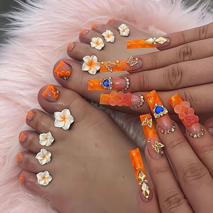 Artistic 3D Butterfly Nail Extensions Stornfield