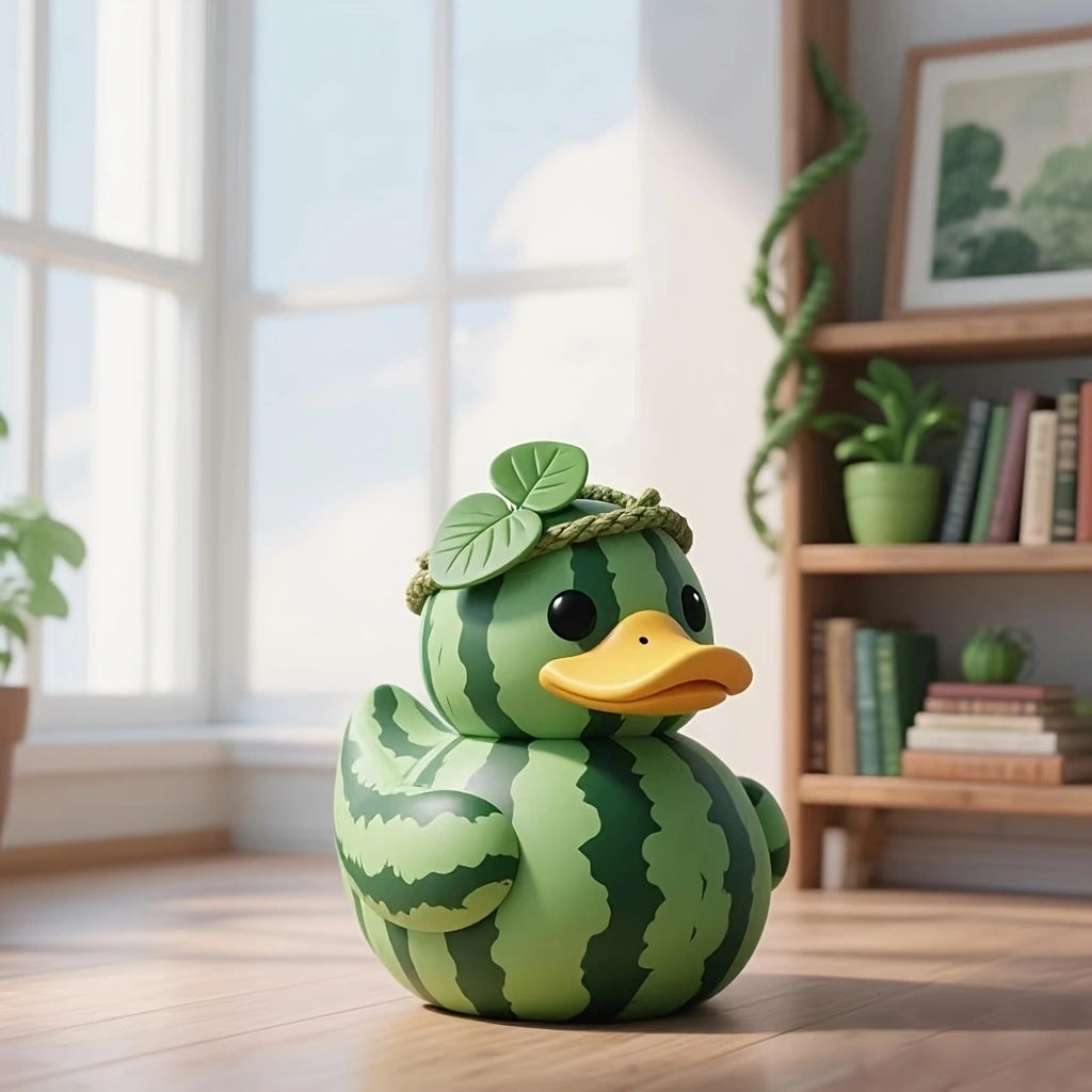 Funny rubber duck with strawberry design Stornfield