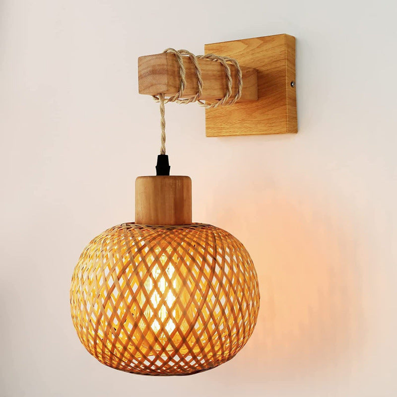 Bamboo Pendant Light Fixture
