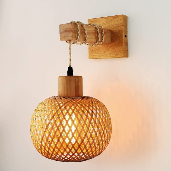 Bamboo Pendant Light Fixture