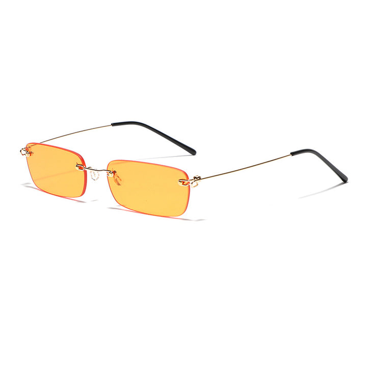 Ladies stylish rectangular sunglasses with high-quality metal frame Stornfield