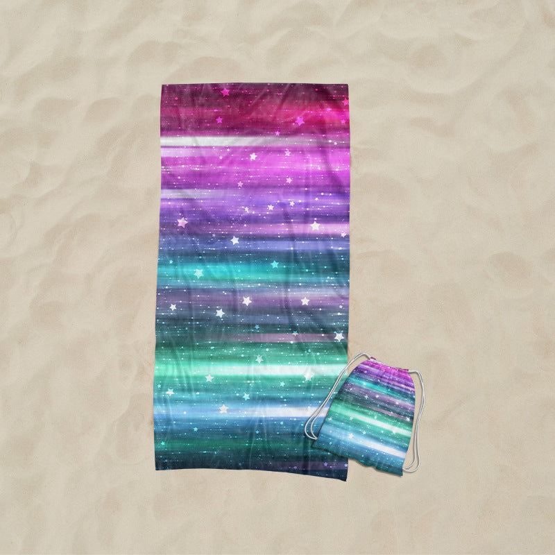 Beach towel with elaborate wave design Stornfield