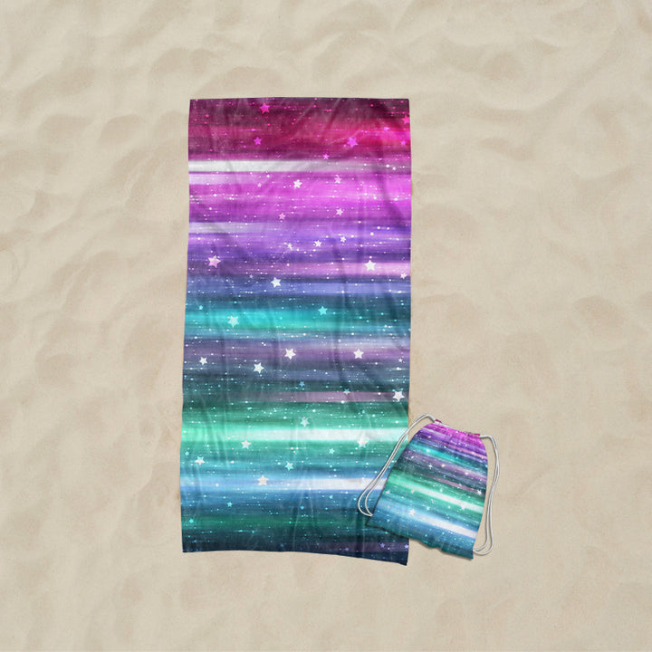 Beach towel with elaborate wave design Stornfield