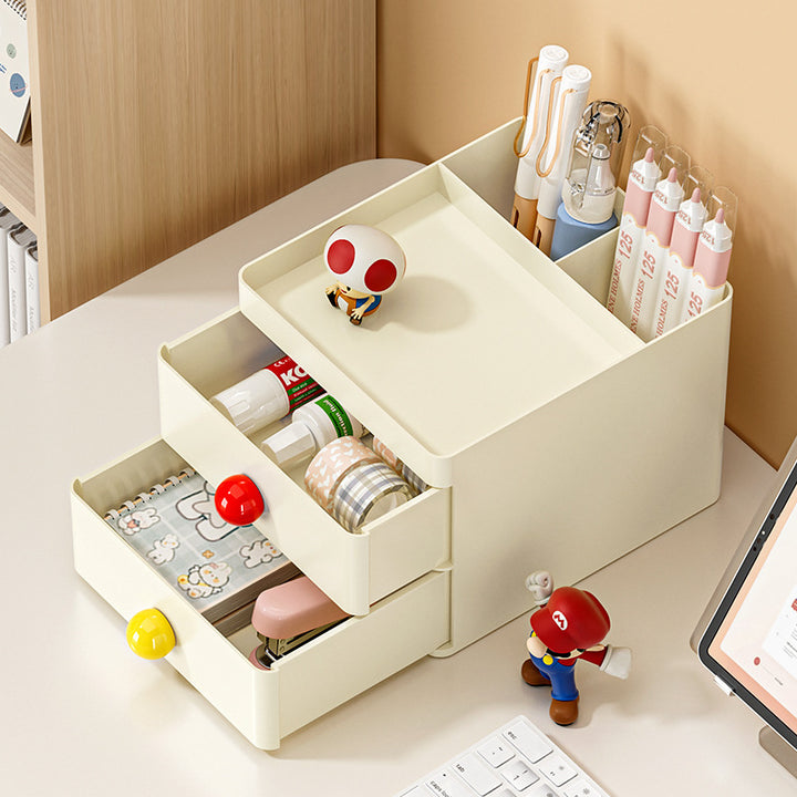 Stylish Two-Drawer Storage Organizer Stornfield
