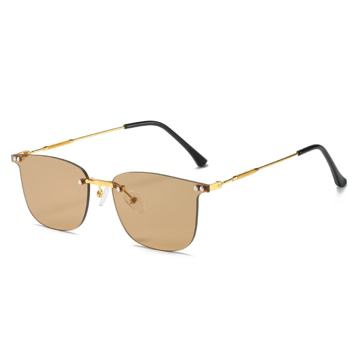 Ladies stylish geometric sunglasses with modern glass elements Stornfield