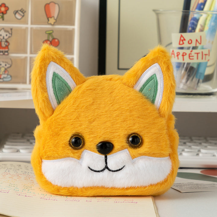 Plush Fox-Shaped Pencil Case Stornfield
