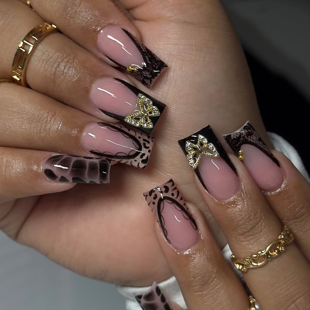 Luxurious 3D Gradient Nail Art Extensions Stornfield