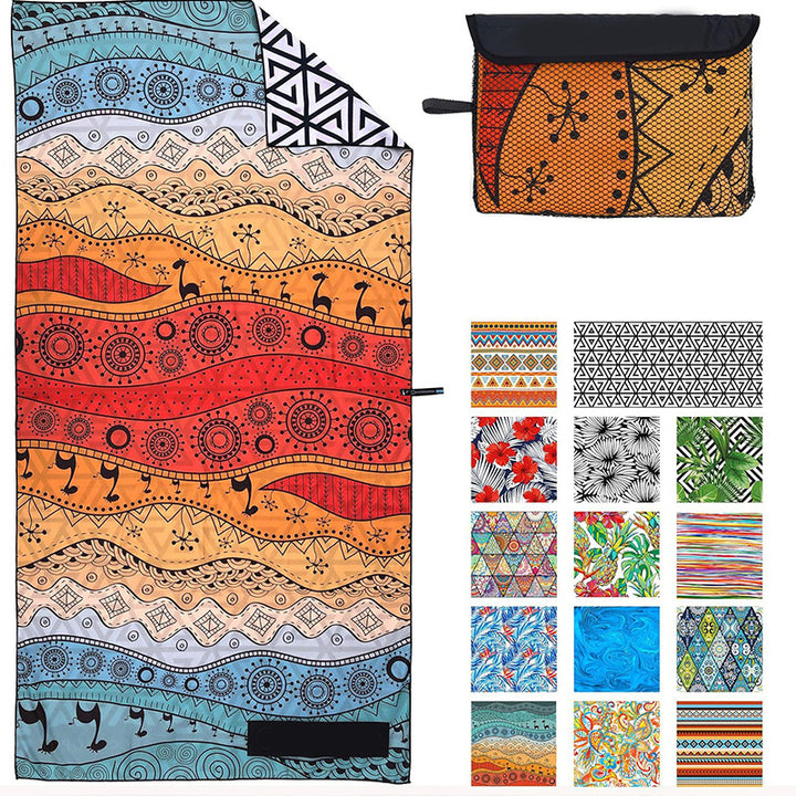 Beach towel with creative dollar design Stornfield