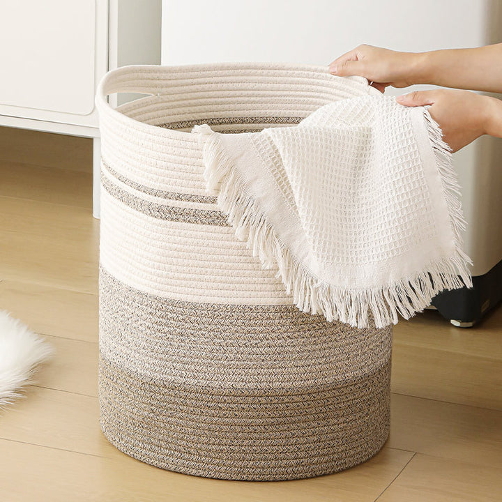 Women's storage basket with modern striped design Stornfield