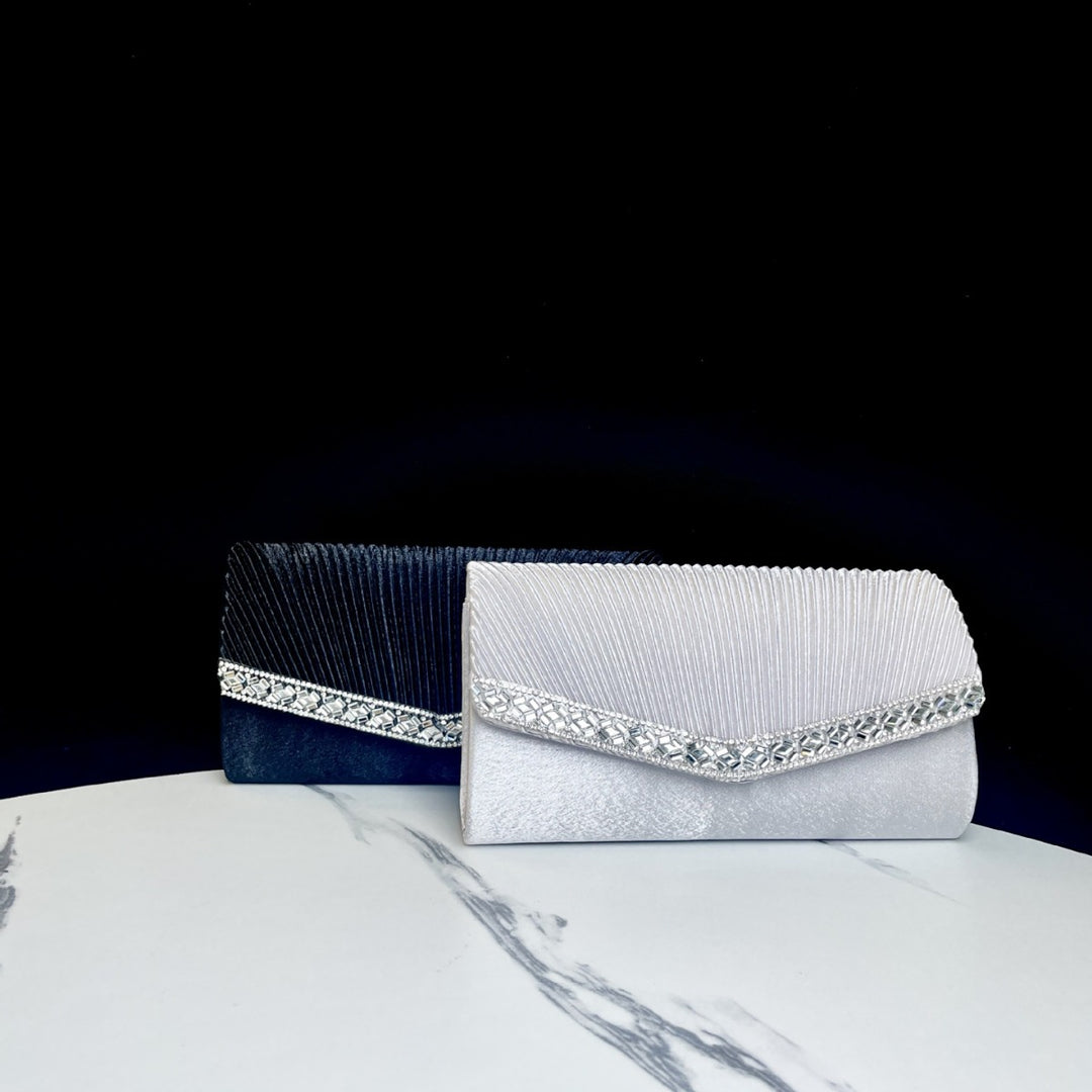 Pleated Evening Clutch