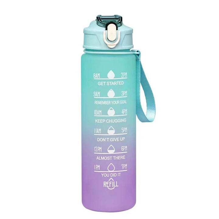 Women's Motivation Water Bottle with Integrated Time Marking Stornfield