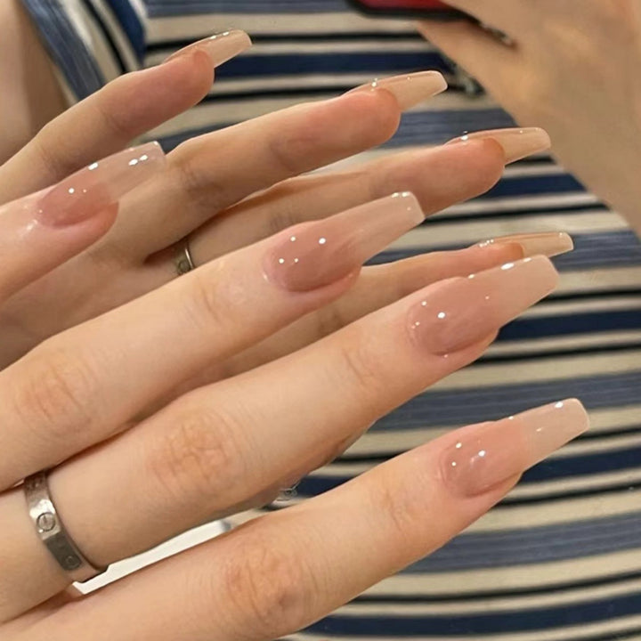 Elegant Glossy Nail Extensions Stornfield