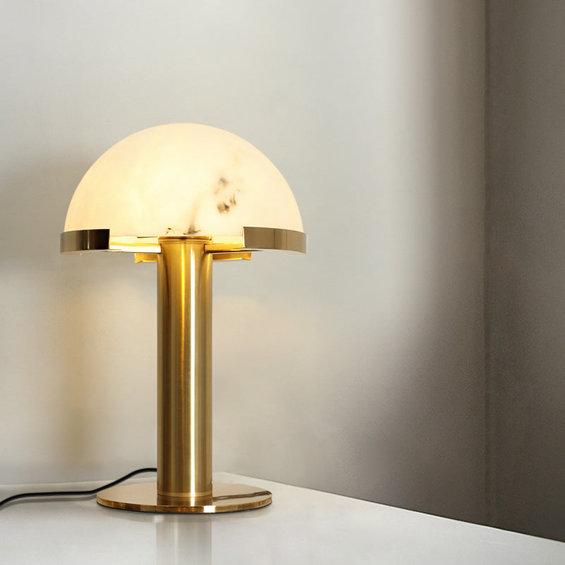 Modern Marble Dome Table Lamp