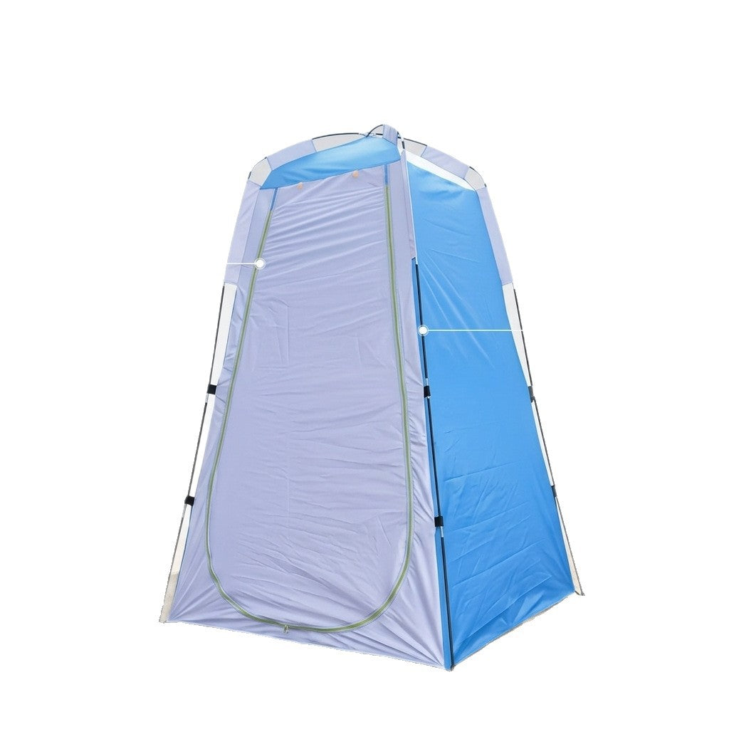 Portable pop-up privacy shower changing tent with zippered door Stornfield