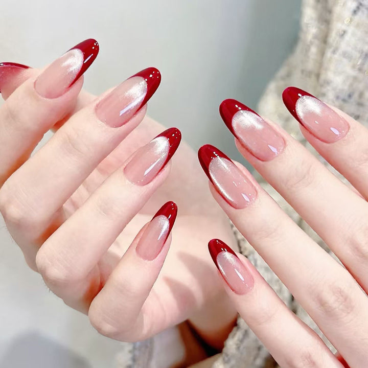 Versatile Press-On Nail Set with Unique Art Designs