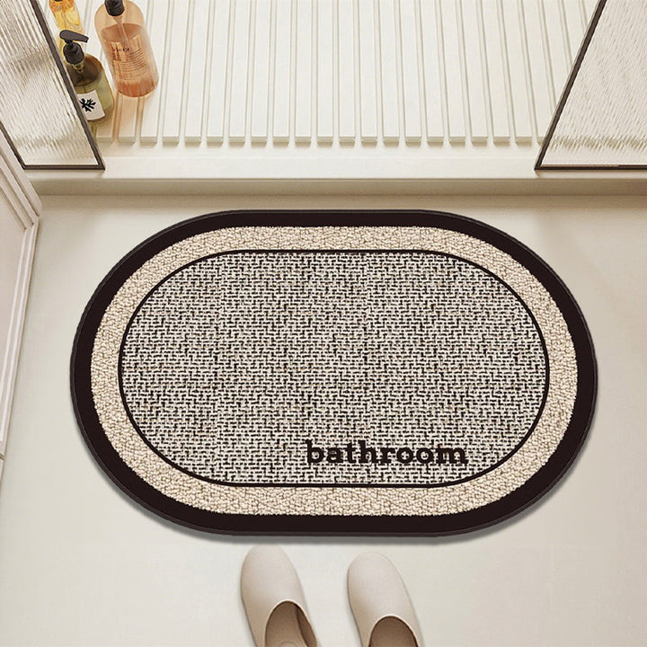 Modern Textured Bathroom Mat
