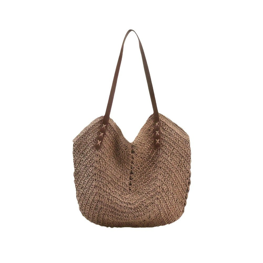 Shoulder bag made of hand-woven natural material Stornfield