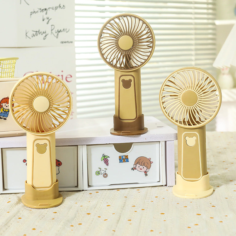 Women's Portable Mini Fan with Flexible Mount and USB Connection Stornfield