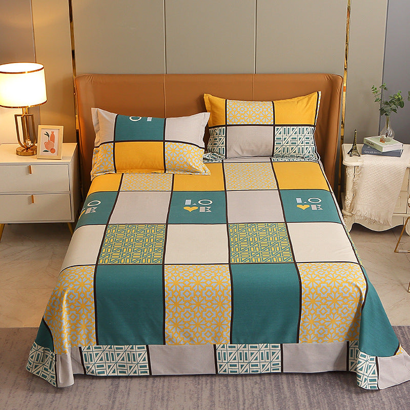 Floral Patterned Bed Cover Set
