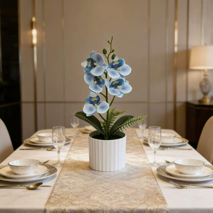 Faux Orchid Arrangement for Indoor Home Decor