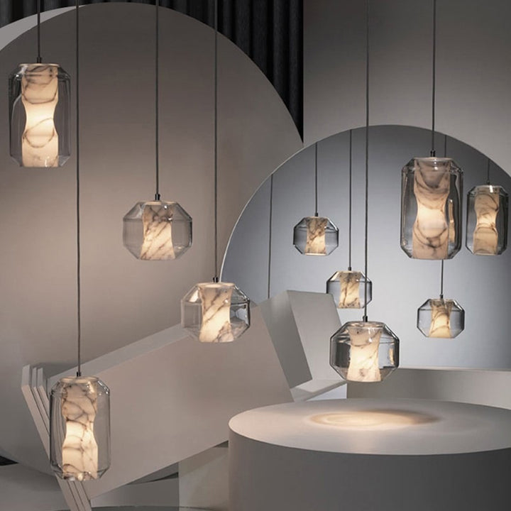 Artistic Glass Pendant Light