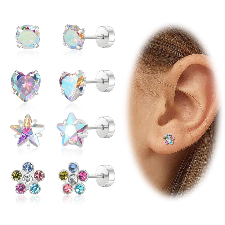 Gemstone Stud Earring Set Stornfield
