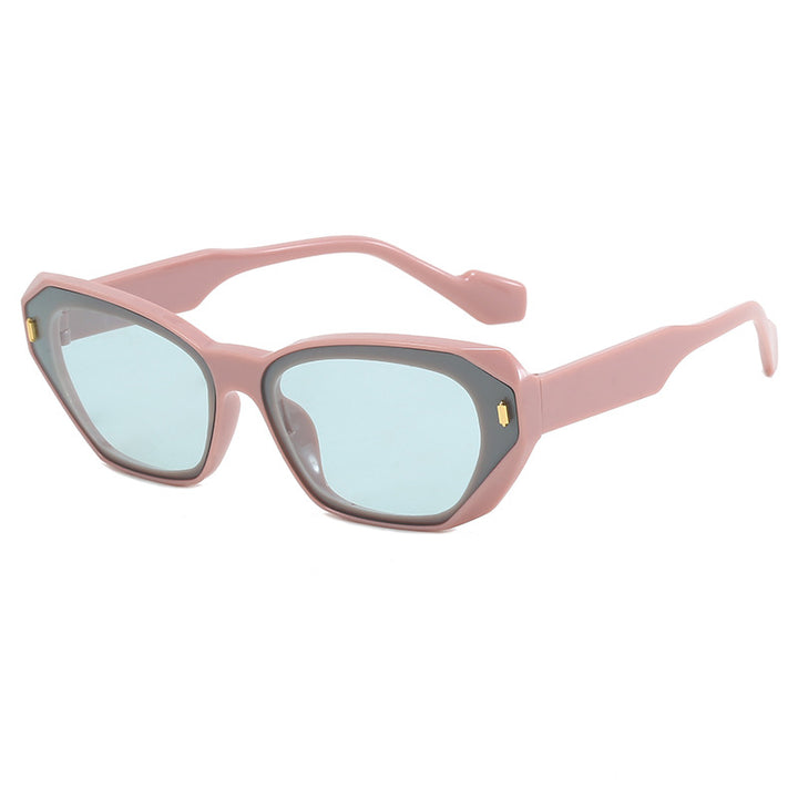 Women’s geometric designer sunglasses with distinctive frame Stornfield