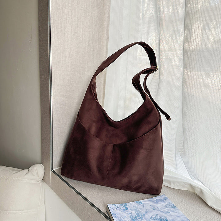 Suede Hobo Bag
