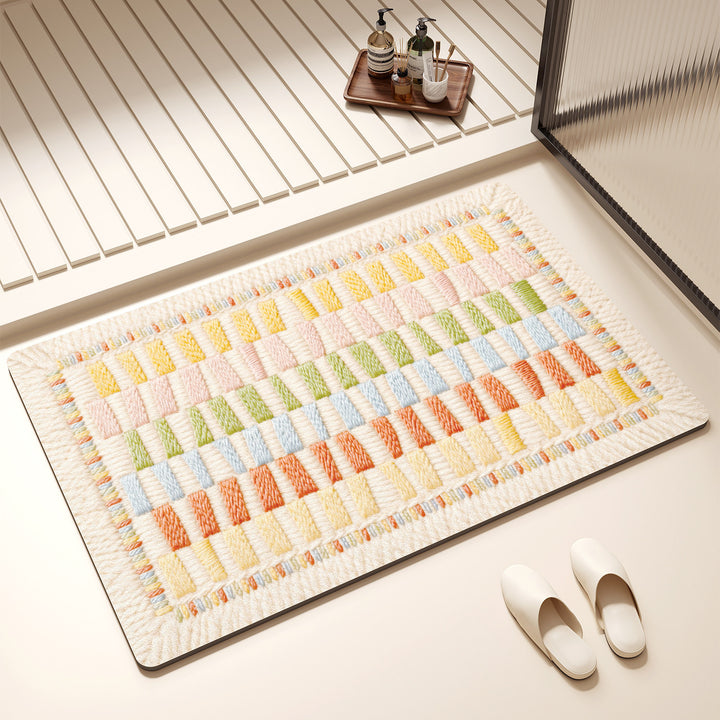 Colorful Geometric Kitchen Mat